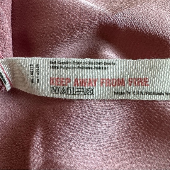 Intimately Free People Into It Square Neck Crop Top Shirt Satin Pink Size Medium - Picture 8 of 8